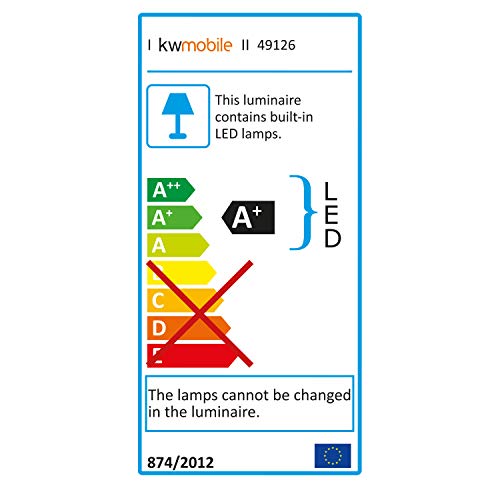 Kwmobile 2x Lampada Luce Nera UV - Lampadina E27