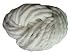 Zituop Super Chunky Roving Big Yarn for Hand Knitting Crochet, 250g, 8.8 Ounze (Ivory White)