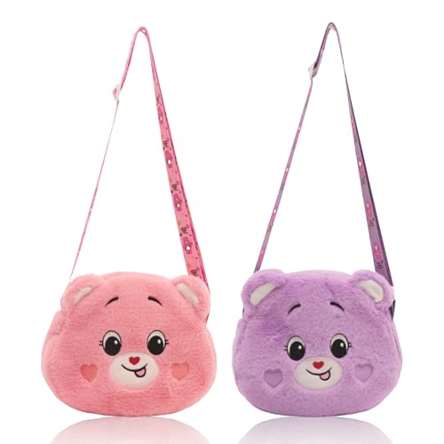 KASESSS 2 Pièces Peluche Sac Fille, Petit sac...