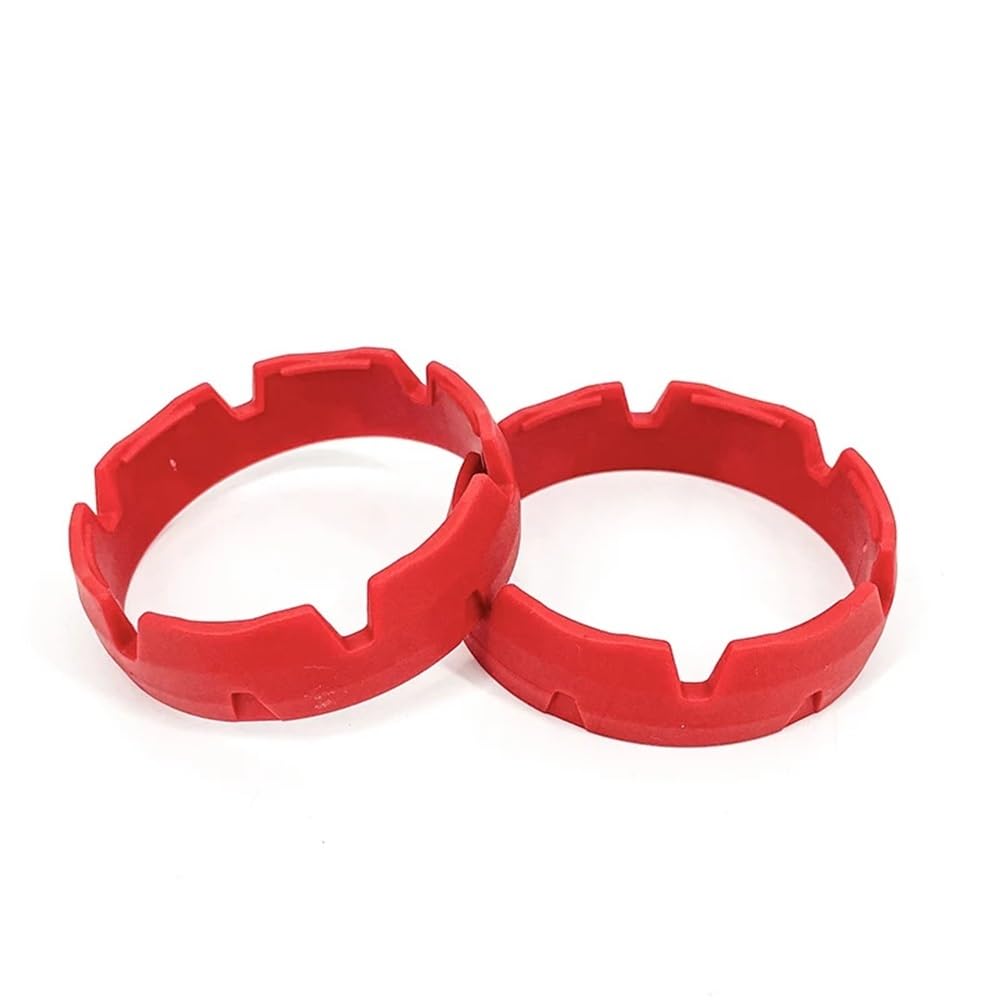 Uniwersalne akcesoria motocyklowe amortyzator przedni widelec podkładka przeciwzużyciowa pierścień ochronny pasuje do KTM SX SXF EXC XC SMR 125-690(1 pair red)