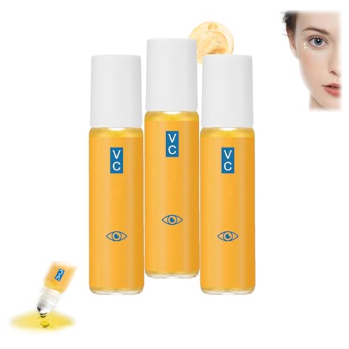 しわ防止アイセラムオイル。目元の油分をしっかり保湿し、小じわを軽減。ハリを与えるエッセンス。目元のクマやむくみをケア。女性と男性の毎日のアイケアに。 (3pcs)