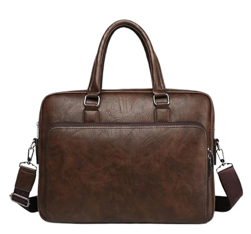 Leather Office Shoulder Bag Envelope Bag Briefcase Laptop Bag Travel Bag Handbag
