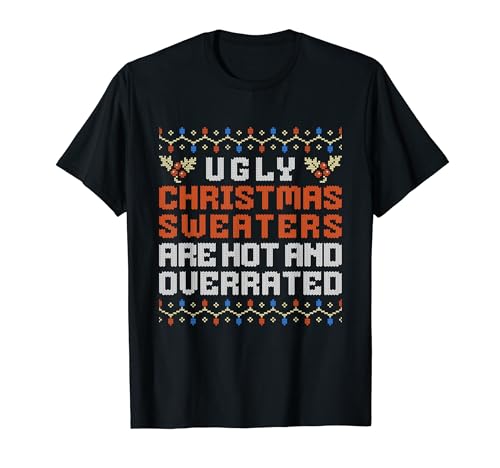 Suéteres navideños feos: divertidos, atractivos y Camiseta