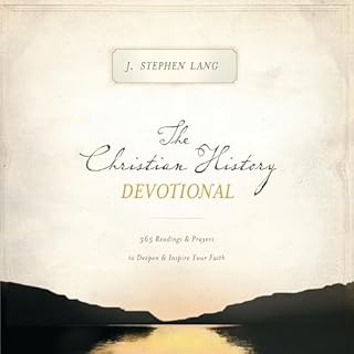 The Christian History Devotional Audiolibro Por J. Stephen Lang arte de portada