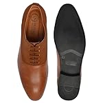 Mens-Brown-Leather-Lace-up-Formal-Shoes-27-cm-Length