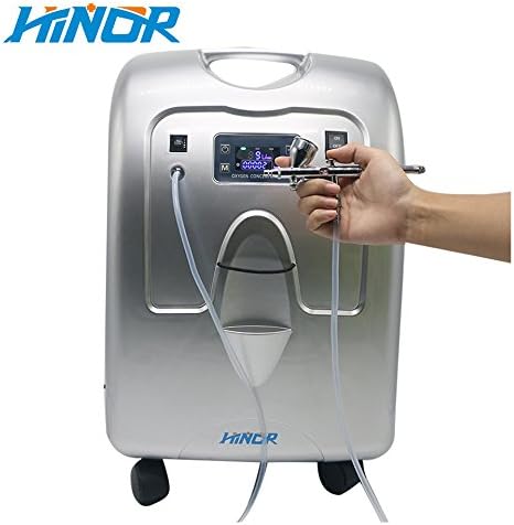 HACENOR Professional Oxygen Facial Machine with 10L 90% Purity for Face and Body Skincare, Oxygen Infusion Therapy Device for Beauty Salon, Luxury Facial Sauna