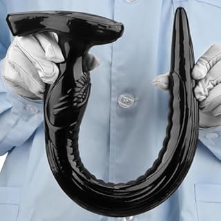 Racib Extra Lungo Extra Spesso Impermeabile e Facile da Pulire,Black-S