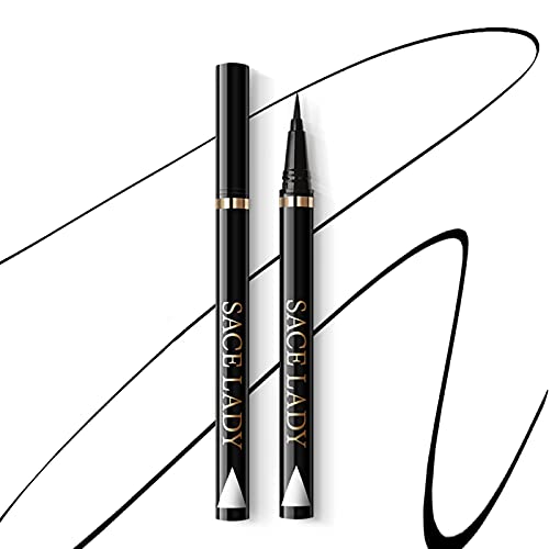 Waterproof Liquid Eyeliner Pen Black Long Lasting High Pigmented Slim Smudge-proof Eye Liner for Women Make Up 0.8g Waterproof Liquid Eyeliner Pen Black Long Lasting High Pigmented Slim Smudge-proof Eye Liner for Women Make Up 0.8g