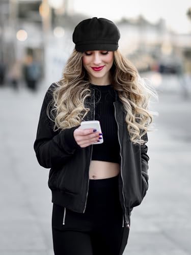 8 piezas gorros estilo newsboy para mujer miniatura 7