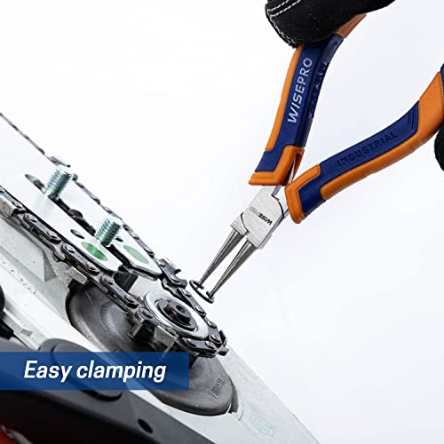 Wisepro 5 Inch Mini Round Nose Pliers, Precision Wire Looping Pliers, For Metal Wire Crimping #TOP5