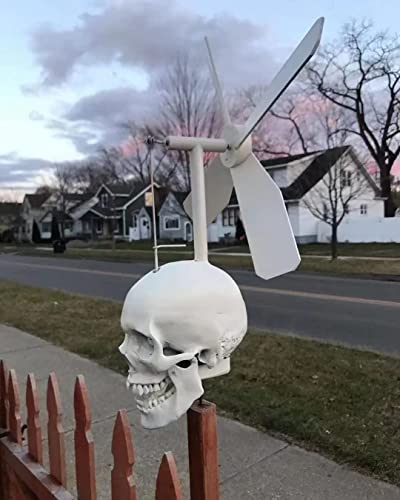 Iron Skull Whirligig Garden Decor, 2023 Funny Skull Windmill Outdoor Metal Power Sculpture, Yard Art Windmill For Indoor Outdoor Porch #TOP3