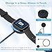 MoKo Charger Compatible with Gabb Watch 3/3e, Portable Magnetic Charger Dock with 3.3 ft/1 m USB Charging Cable for Gabb Watch 3/3e, Black
