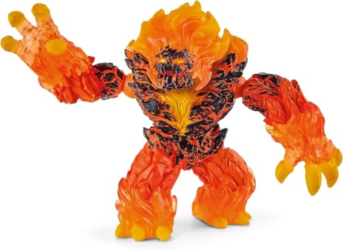 MOSTRO CON PARTI MOBILI – Con busto girevole, braccia flessibili e mascella apribile, questo mostro di lava è ideale per avventure fantasiose e intense ore di gioco.