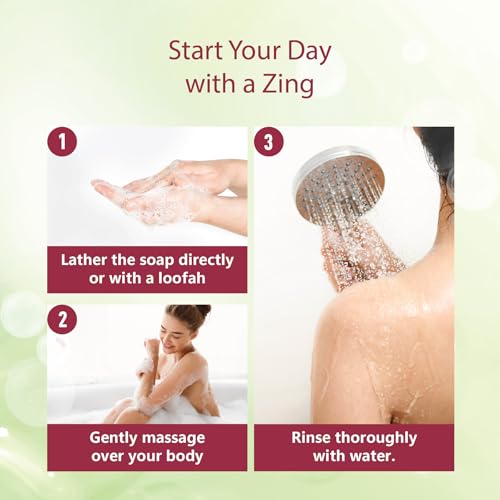 Image of Nisha Lime Body Cleansing Soap Bar 125g - Paraben Free, Vegan, Gentle Cleanse for Soft & Supple Skin, Suitable for All Skin Types, Men & Women