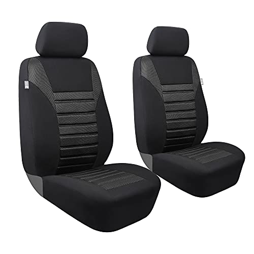 Fh Group FB068102BLACK-AMZ Car Seat Covers Premium 3D Air Mesh Front Set thumb #2