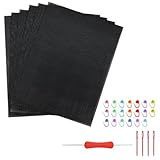 Plastic Canvas für Taschen,6 Stück Plastic Canvas Sheets Kunststoffgitter,20 x 30 cm Eye Mesh Stoff Kunststoff Needlepoint Leinwand Meshstoff Leinwand für DIY-Handwerk,Kreuzstich,Häkelprojekte