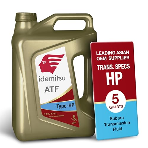 Transmission Fluid Seepage - 2012-2020 Subaru 6 Idemitsu ATF Type HP Automatic Transmission Fluid for Subaru - 5QT