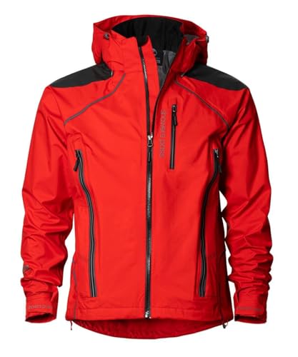 Showers Pass Men's Refuge Rain Jacket - Premium 3-Layer Waterproof Breathable Shell - For Outdoor Activities - Cayenne XL