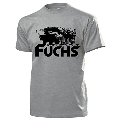 T-shirt Gris Small Char Fuchs TPz Bundeswehr militaire allemand Copytec