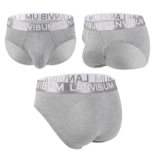 Men's Briefs Modal 3-Pack Light Weight Men's Underwear with Contoured Pouch2