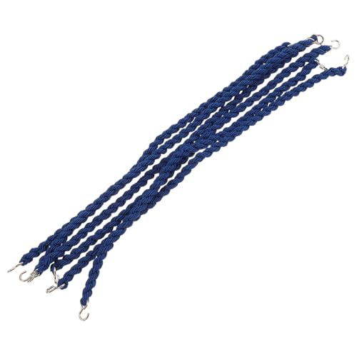 Yardwe High Elasticity Elastic Gaiter Straps 6 Pcs Leg Straps Metal Hooks Universal for Boots Pants Outdoor Activities