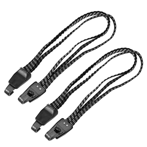 BUGUUYO 2pcs Bike Bundling Belts with Hooks Heavy Duty Cargo Binding Straps for Bicycle and Motorcycle Rear Seat Elastic Fastening Straps for Secure Luggage Transport
