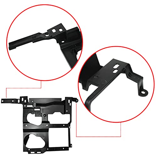 Lostar Pair(2) Driver Left & Passenger Right Side Headlamp Headlight Mounting Bracket For 1999-2002 Che-Vro-Let Silverado 1500 2500 3500, 2000-2006 Suburban/Yukon Gm1221121 Gm1221122 #TOP4