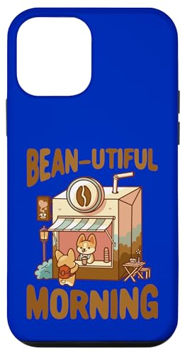 Bean-beautiful Morning Corgi Coffee Store �X�}�z�P�[�X iPhone 12 mini �p