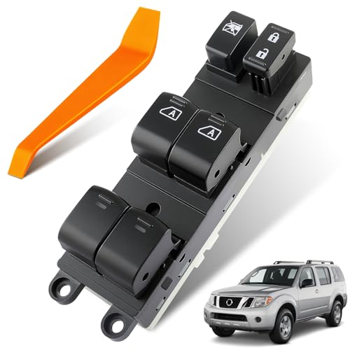 Dacall Master Power Window Switch Fits for Nissan Pathfinder (2007 2008 2009 2010 2011 2012), Left Driver Side Control Door and Windows, Replaces 25401-ZL10A, 25401-ZL10B, 25401-ZL10C