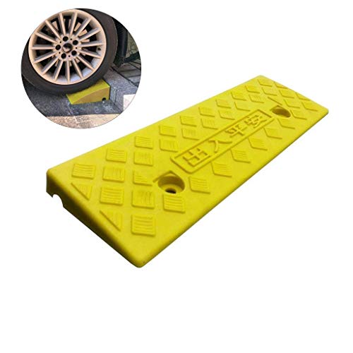Preisvergleich Produktbild Haolv Bürgersteigrampe, Rollstuhllösungen, PKW, Wohnwagen, Roller, Skateboard, Motorradräder, Tragbare Kunststofframpen,Gelb