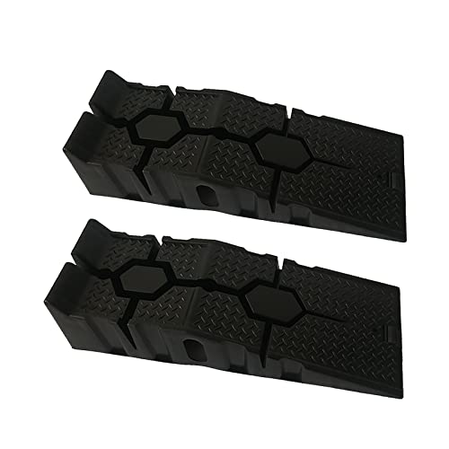Rampa para auto resistente plástico 90x33x22 cm negra