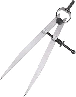 Spring Caliper Flat Leg Divider, Firm Joint Calipers Measuring Tools 200mm/8