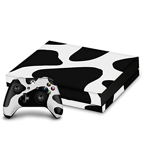 Sticker Xbox One X Anti-Rayures - Habillage Vinyle Vache pour Console et Manettes Usées