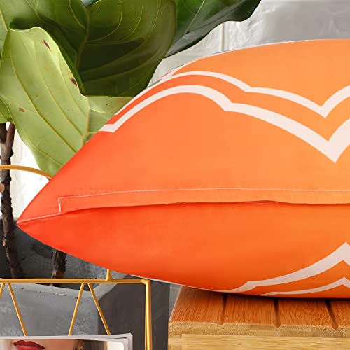Vertkrea Modern Pillow Covers, Boho Sunrise Outdoor Pillow Covers, Set Of 2 Waterproof Throw Pillow Cover For Sofa ,Couch, Indoor, Outdoor, Home Decor, 18X18 Inch #TOP4