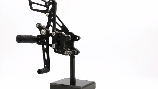 FXCNC Rearset Footpegs For Suzuki GSXR600/750/1000, Hayabusa, TL1000 - Adjustable, CNC Aluminum