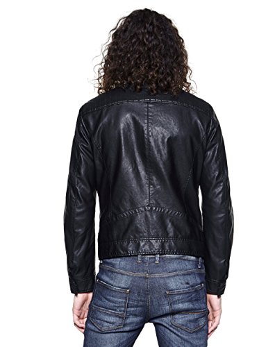 United Colors of Benetton Faux Leather Giacca Uomo...