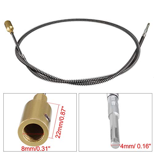Eje flexible de transmisión fluida con núcleo de 6mm para grabado preciso 3