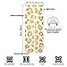 Meaudiwes Knee High Athletic Socks, Tube Outdoor Sport Stockings, Cheetah Gold Leopard Print Fashion Long Leg Socks