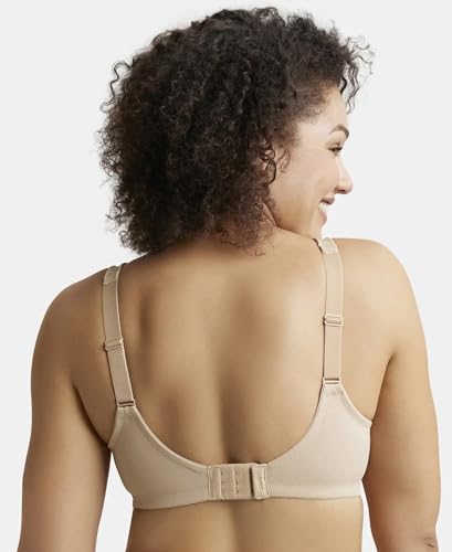 Image of Jockey 1841 Minimizer Bra | Wirefree | Non Padded | Full Coverage with Broad Fabric Straps | Microfiber Nylon Elastane Fabric
