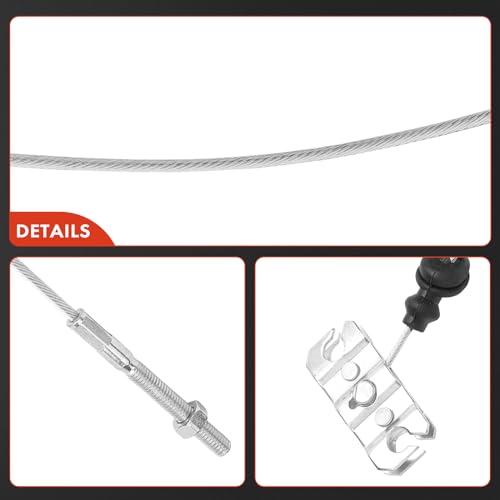 Cable de freno de estacionamiento delantero con funda de alta resistencia 6