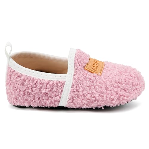 Image of ANLUKE Kids Toddler Slippers Boys Girls Indoor House Shoes Non-Slip Slippers Socks Outdoor Warm Walking Shoes