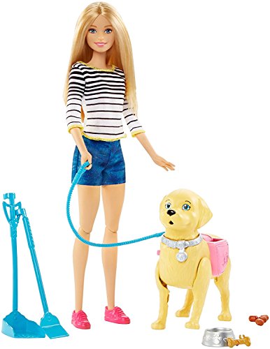 o[r[l`Barbie Girls Walk and Potty Pup with Blonde Doll [sAi]