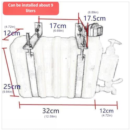 HGENAHGTF Portable 9L ABS Hand Washing Water Tanks for Long Distance Truck Driver Outdoor Hygiene Convenience Easy Installation Outdoor - Image 9