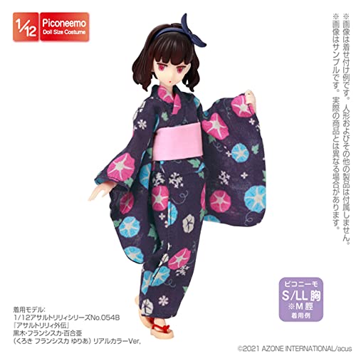 Amazon.co.jp: ピコニーモ用 1/12 浴衣set～朝顔と乙女～ 紺色 (ドール