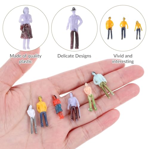 Figurines Mini Personas 100 Piezas Escala 1:75 miniatura 3