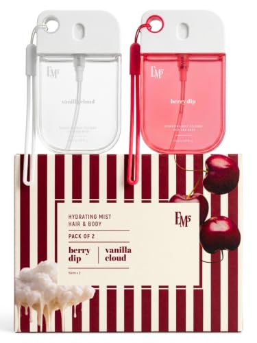 Image of EM5 Hair & Body Mist Set of 2 | Fruity Vanilla | Hydrating Mist For Women