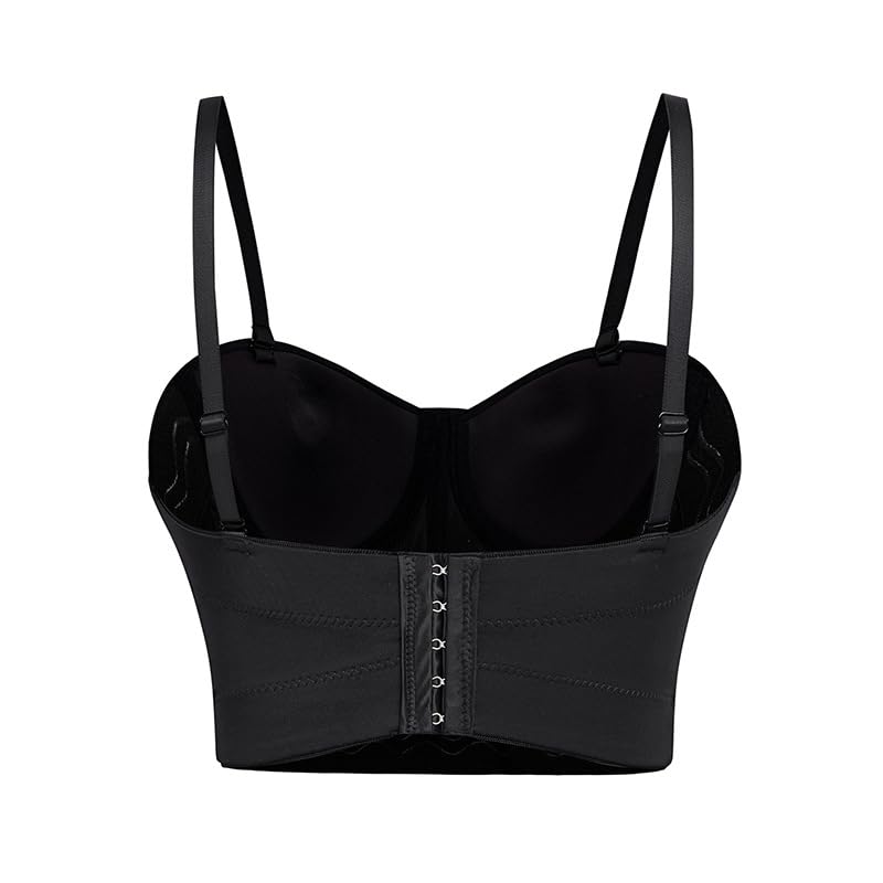 Women's Spiderweb Rhinestone Bustier Top - Halloween Cami Top3