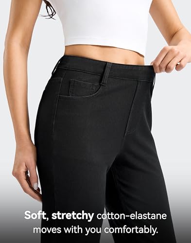 Image of Rammus Womens Stretchy Pull on Straight Leg Jeans
