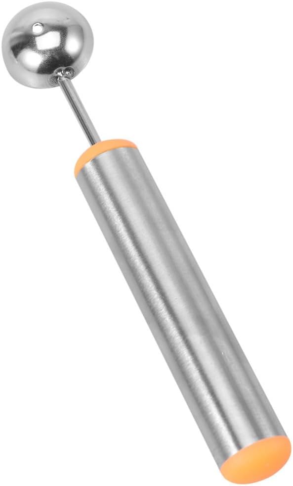 Fruit Scooper with PP Handle Stainless Steel for Uniform Balls