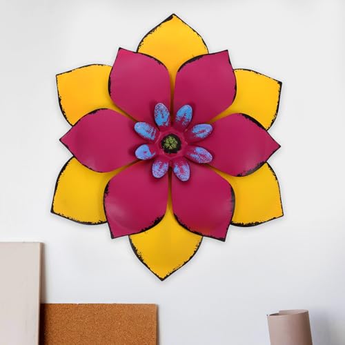 Design unique murale décorative rose en fer forgé haut de gamme - 6